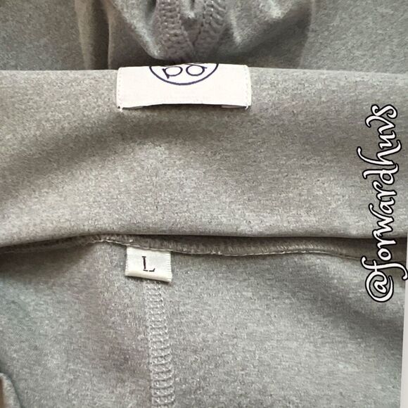 Parke Grey Athletic Shorts | Stretch Size Large - Picture 8 of 9